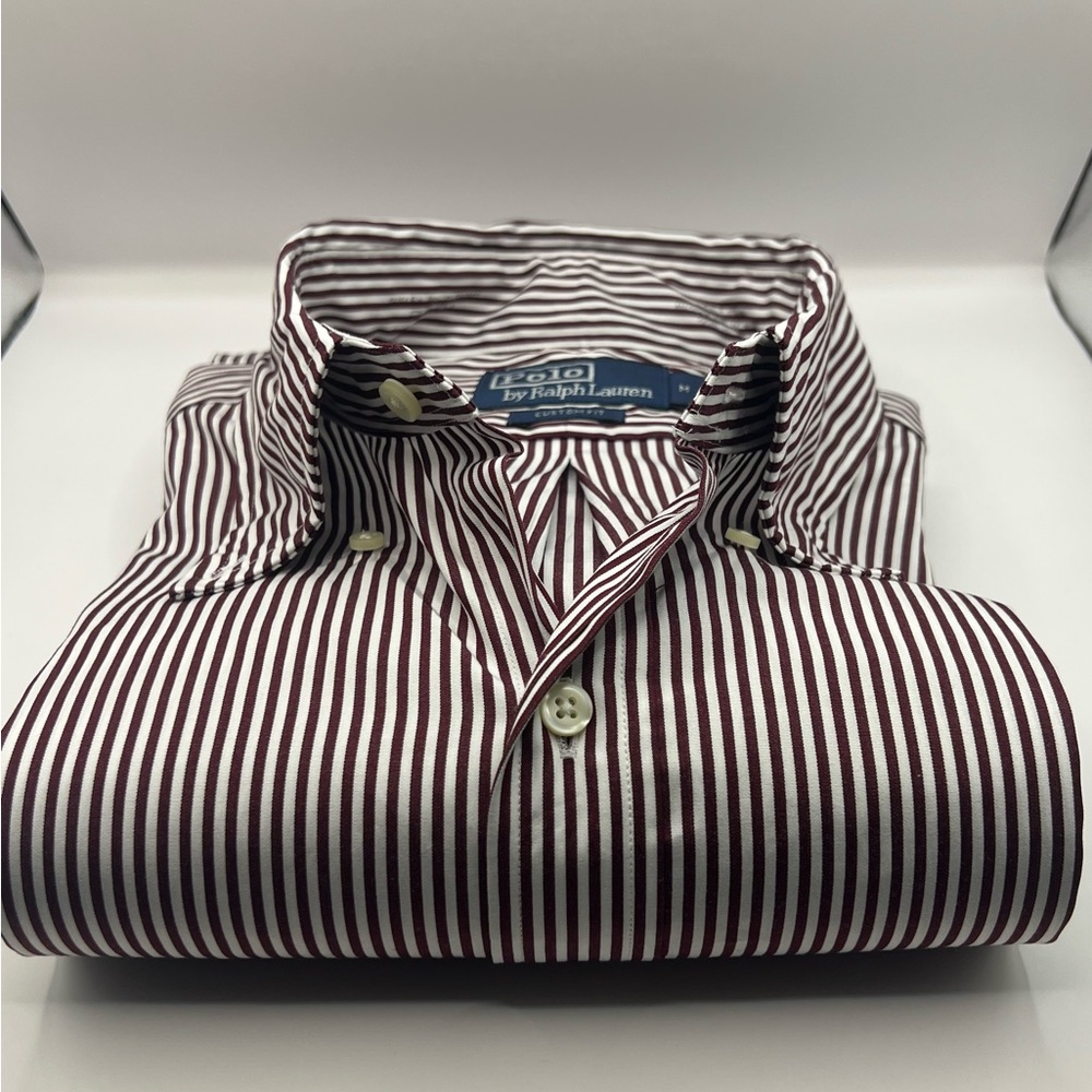 Polo Ralph Lauren Long Sleeve Stripe Dress Shirt